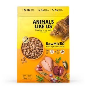 Animals Like Us: CAT RawMix50 with Chicken 1.36kg