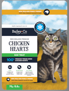 Bailey: Chicken Hearts Cat Treat