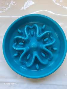 Slow Feeding Dog Bowl - Poppies Playbox 270mm Dia x 50mm Deep
