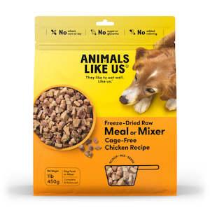 Animals Like Us: DOG Meal/Mixer Chicken 450g