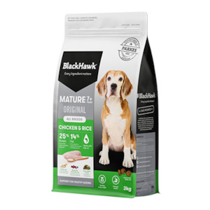 Black Hawk: BlackHawk: Dog Mature Chicken & Rice