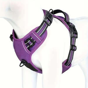 Pet Wear: DUOMM: Tactical Dog Harness Purple