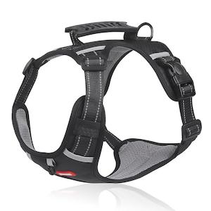 DUOMM: Tactical Dog Harness Black