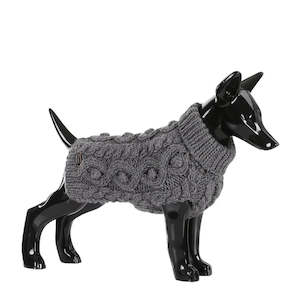 Pet Wear: Paikka Knit Sweater - Grey