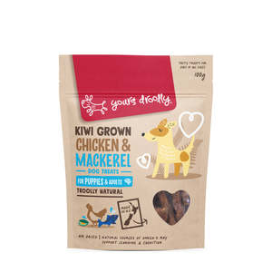 Yours Droolly: Chicken & Mackerel Puppy Treats - 100gram