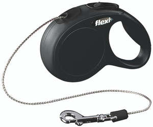 FLEXI: Retractable Lead 8-Metre Black