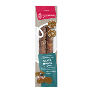 Yours Droolly: Duck Wrap Sticks Large 2pk