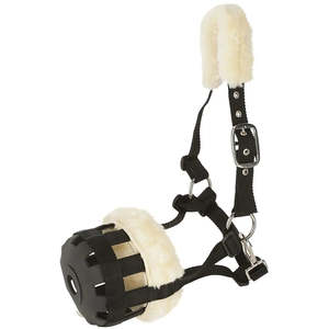 Kerbl Fleece Lined Horse Muzzle for Cob horse