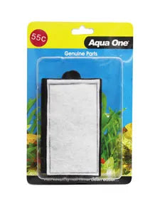 Aqua One Carbon Cartridge H280 Clear View/AquaBac 60 Carbon Cartridge 55c
