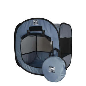 K9 Kennel - Pop up tent - Large - Grey