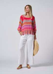 Loobies Story: Loobie's Story - Rosita Blouse // Rouge Multi