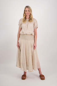 Briarwood - Parson Skirt // White/Natural