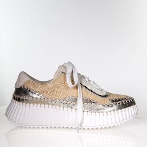 Minx: Minx - Titch //Woven Gold Metallic Combo