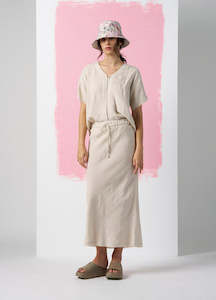 Madly Sweetly: Madly Sweetly - Echo Skirt // Chalk // Watermelon