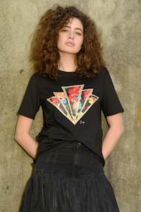 Coop: Coop - Shimmer Of Hope T-Shirt // Black // White