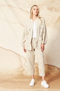 Verge - Leader Pant // Sand // White
