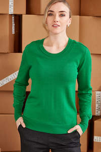 Verge - Cole Sweater // Grass // Black