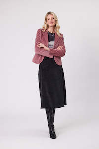 Lemon Tree: Lemon Tree - Colleen Jacket // Pink // Black