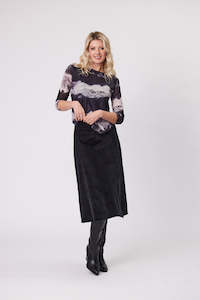 Lemon Tree: Lemon Tree - Audrey Skirt // Black