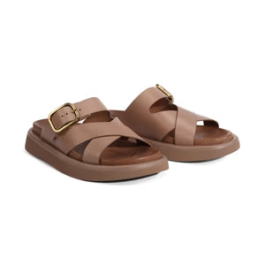 Footwear: EOS - Slay Sandal // Taupe