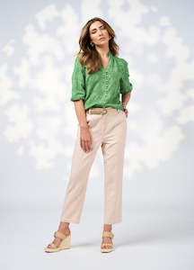 Loobie's Story - Mischa Blouse // Dark Pistachio