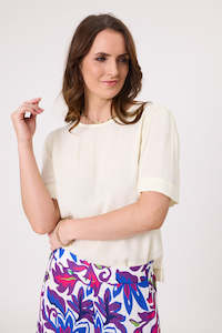 Lemon Tree - Bettina Top // Cream