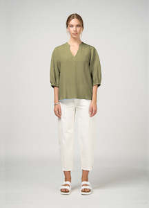 Madly Sweetly: Madly Sweetly - Octave Top // Sage