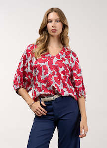Madly Sweetly: Madly Sweetly - Take Flight Top // Poppy Multi