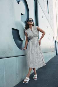 Madly Sweetly - Ripple Dress // Pumice // Poppy