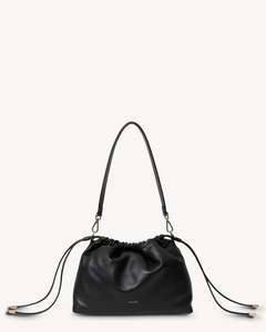 Saben - Elliot // Black Raffia Stitched Weave