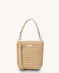 Saben - Coco Mini Bag // Raffia Fine Braid