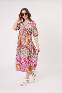 Lemon Tree - Marissa Dress // Garden Print