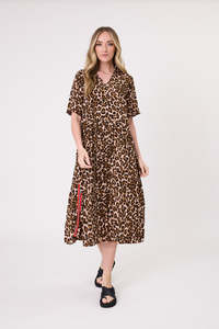 Clothing: Lemon Tree - Leona Dress // Leopard Print