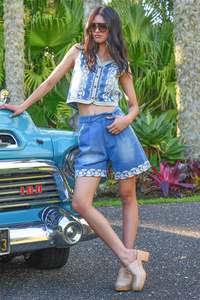 Coop: Coop - Short and Stitched Shorts // Denim