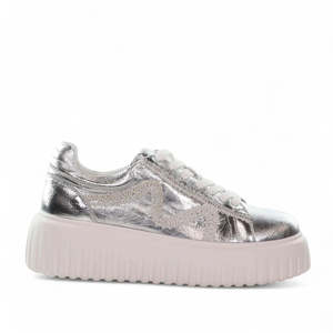 Minx - Drax // Silver Metallic Scrunch Lace Detail