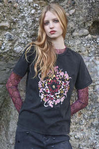 Coop: Coop - Fleur-Tastic T-Shirt // Vintage Black