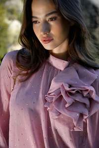 Coop - Sew Fancy Blouse // Pink