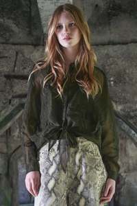 Coop: Coop- Tied & Tested Blouse // Khaki