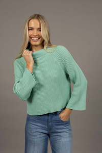 Humidity - Anchor Sweater // Mint Green