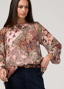 Clothing: Loobie's Story - Byzantium Top // Blush Multi