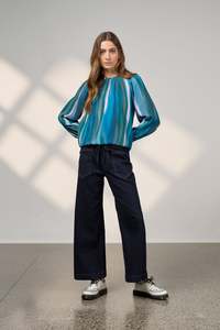 Clothing: Loobie's Story - Sway Top // Blue Multi