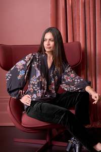 Loobie's Story - Gilded Lotus Bouse // Black Multi