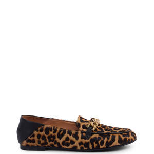 Footwear: Kathryn Wilson - Wilcox Loafer // Leopard Calf Hair