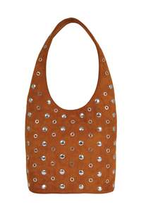 Curate - Eyelet You Hold My Hand Bag // Tan