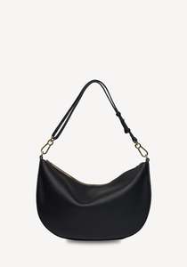 Saben: Saben - Noa Shoulder Bag // Black Luxe // Cacao Luxe