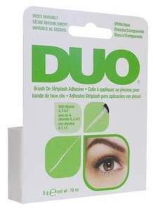 Duo Eyelash Glue White Brush On
