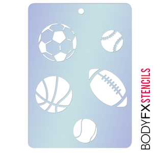 Halloween: Balls! Balls! Balls! Stencil