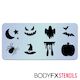 Palette Stencil- Mini Halloween Stencil