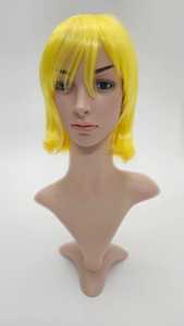 All Wigs Accessories: Summer- Yellow Bob with Fringe Wig