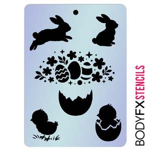 Face Painter Pro Collection: Bunnies & Chicks Stencil